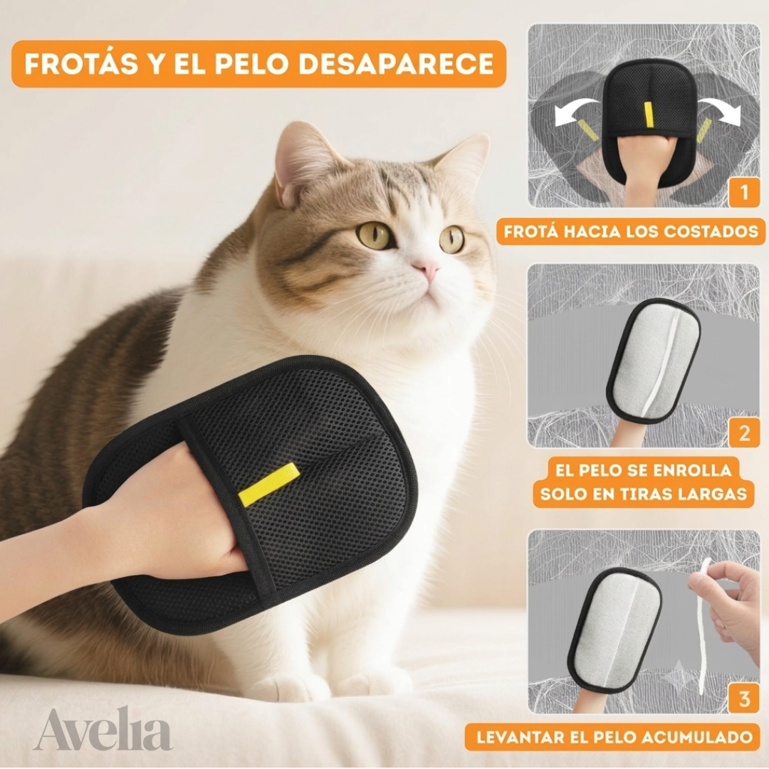 Guante Electrostático Quita Pelos